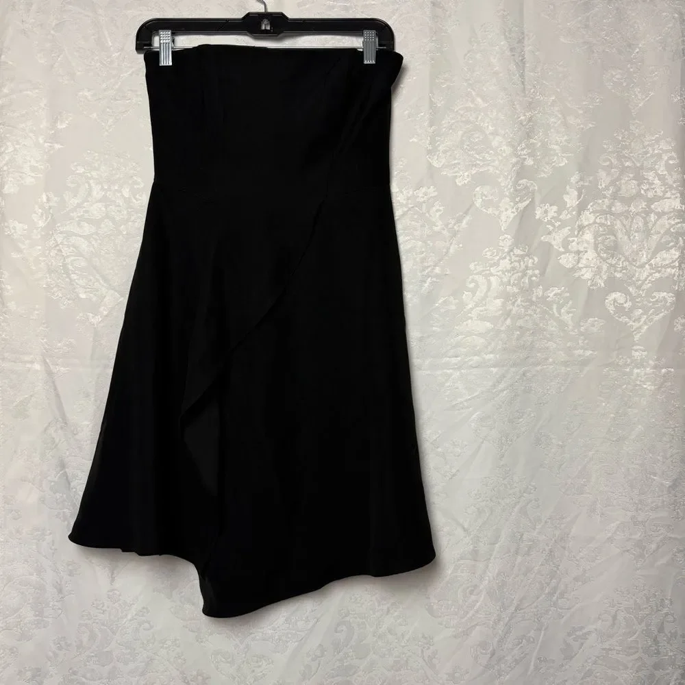 White House Black Market Black Sleeveless Mini Dress‎ Size 10